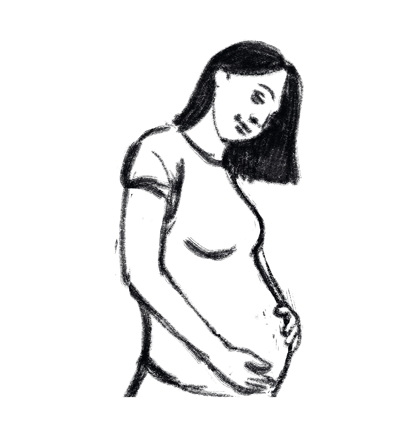 Illustration zur Beratung in der Schwangerschaft